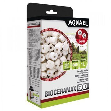Вкладиш Aquael для фільтра BioCeraMax 600 керамічні кільця 1 л 106611 /53952 фото