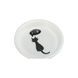 Миска Trixie для котів біла з чорним котиком керамічна 250 мл d-13 см 24499 фото 1