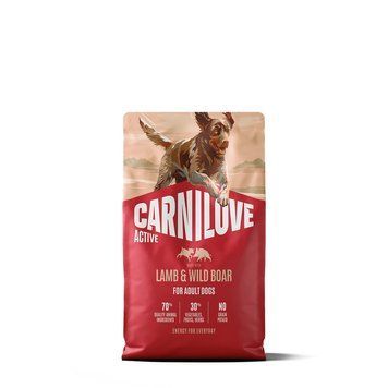 Корм сухий Carnilove Active Lamb & Wild Boar для собак ягня і дикий кабан 4 кг 173680 фото
