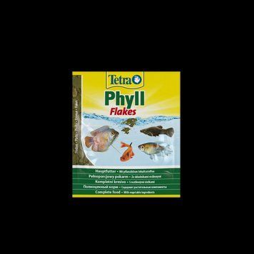 Корм сухий Tetra Phyll Flakes для травоїдних рибок в пластівцях 12 г 134430 фото