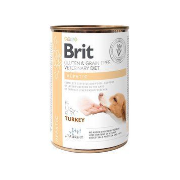 Вологий корм Brit Grain Free Veterinary Diets Hepatic для собак для підтримки функцій печінки при печінковій недостатності з 100275/6030 фото