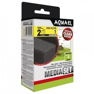 Вкладиш Aquael до внутрішнього фільтру FAN-1 Plus губка 2 шт 113905 /198240 фото