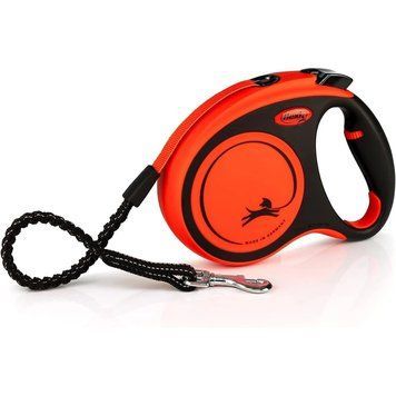 Повідець-рулетка Flexi для собак Xtreme стрічка оранжева розмір M 5 м/35 кг XT20T5.251.OR фото