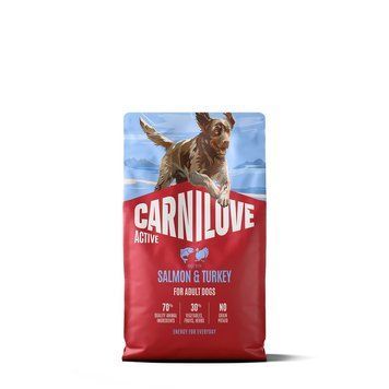 Корм сухий Carnilove Active Salmon & Turkey для cобак лосось та індичка 4 кг 173689 фото