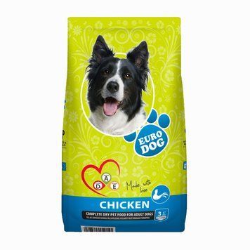Корм сухий EuroDog Chicken для собак з курятиною 3 кг 350859***** фото
