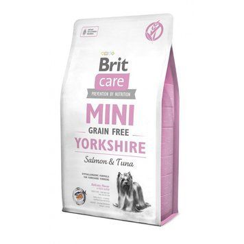 Корм сухий Brit Care Grain Free Mini Yorkshire для йоркширських тер_єрів з лососем та тунцем 2 кг 170779/0190 фото