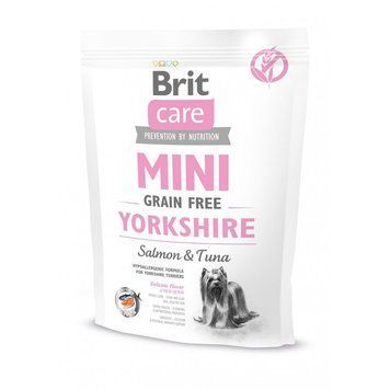 Корм сухий Brit Care Grain Free Mini Yorkshire для йоркширських тер&rsquo;єрів з лососем та тунцем 400 г 170780/0206 фото