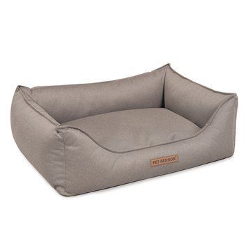 Лежак Pet Fashion Umbrella 2 для собак кавовий 75х55х23 см PR244665 фото