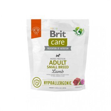 Корм сухий Brit Care Dog Hypoallergenic Adult Small Breed для дорослих собак малих порід від 1 до 10 кг гіпоалергенний з ягн 172649 фото