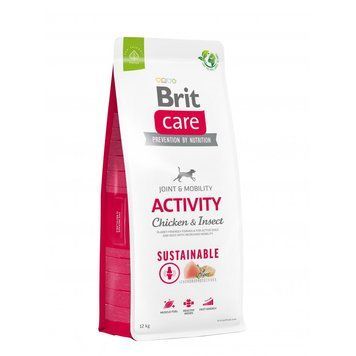 Корм сухий Brit Care Dog Sustainable Activity для дорослих собак з підвищеною активністю з куркою та комахами 12 кг 172192 фото