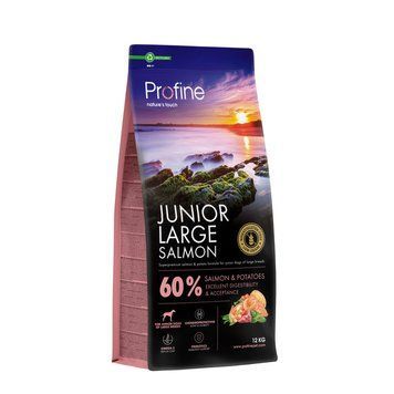 Корм сухий Profine Junior Large Salmon and Potatoes д/цуценят і юніорів великих порід лосось і картопля 12 кг 173085***** фото