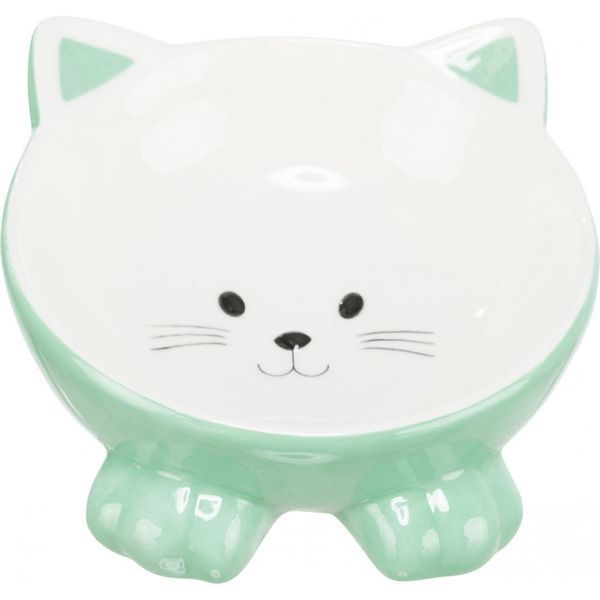Миска Trixie для котів Котик керамічна 150 мл d-14 см 24807 фото