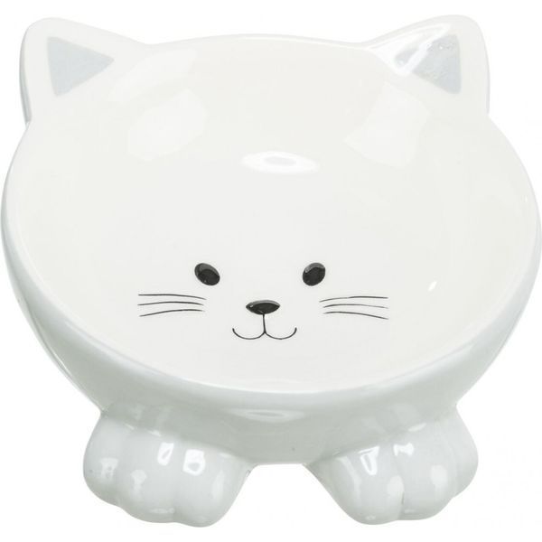 Миска Trixie для котів Котик керамічна 150 мл d-14 см 24807 фото