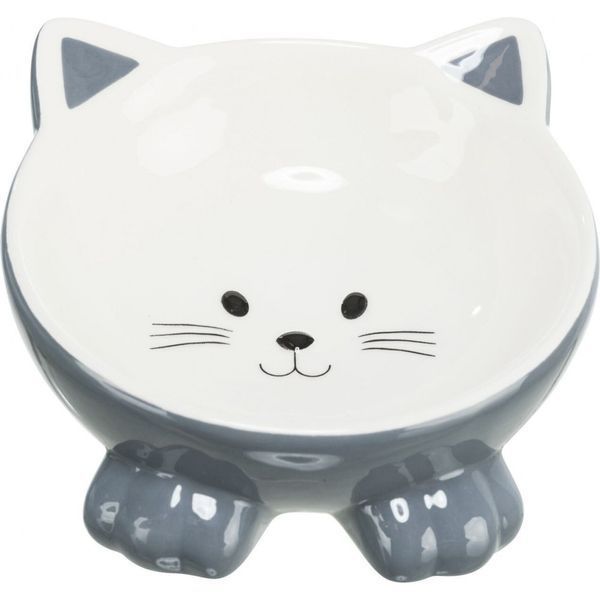 Миска Trixie для котів Котик керамічна 150 мл d-14 см 24807 фото