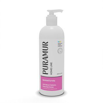 Шампунь PURAMUR Antibacterial Protection з хлоргексидином 200 мл PR243484 фото