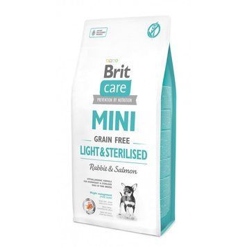 Корм сухий Brit Care Grain Free Mini Light Sterilised для дорослих собак дрібних порід з зайвою вагою або стерілізованих з к 170787/1081 фото