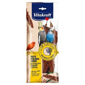 Ласощі Vitakraft VITA Nature Red Foxtail Millet для декоративних папуг з чумизою 80 г 21117 фото