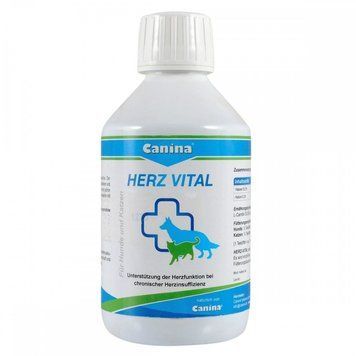 Мінеральний комплекс Canina Herz-Vital для собак та котів для підтримки серця 250 мл 112050 AD фото