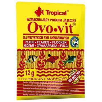 Корм Tropical Ovo-Vit для всіх акваріумних риб пластівці 12 г 74431 фото