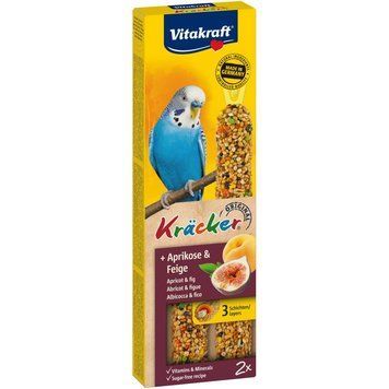 Ласощі Vitakraft Kracker Original Apricot and Fig крекер для декоративних папуг з фруктами 2 шт/уп 21264 /26231 фото