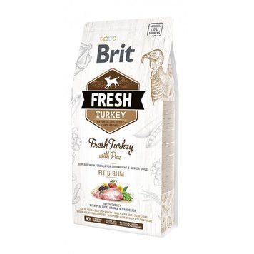 Корм сухий Brit Fresh Turkey/Pea Fit and Slim для собак похилого віку і зайвою вагою з індичкою та горохом 2,5 кг 170996/0809 фото