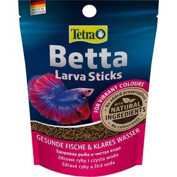 Корм сухий Tetra Betta Larva Sticks для рибок півників в паличках 5 г 259317 фото