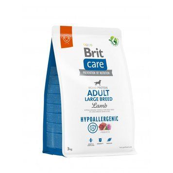 Корм сухий Brit Care Dog Hypoallergenic Adult Large Breed для дорослих собак великих порід з ягням 3 кг 172221 фото