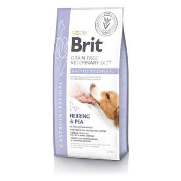 Корм сухий Brit Grain Free VetDiet Dog Gastrointestinal для дорослих собак з порушенням травлення з оселедцем лососем та гор 170944/528127 фото