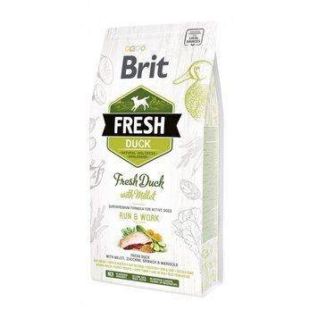 Корм сухий Brit Fresh Duck/Millet Active Run and Work для дорослих активних собак з качкою та пшоном 2,5 кг 170998/0823 фото