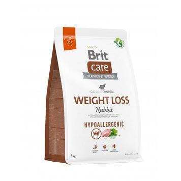 Корм сухий Brit Care Dog Hypoallergenic Weight Loss для собак із зайвою вагою гіпоалергенний з кроликом 3 кг 172224 фото