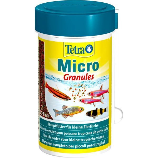 Корм Tetra Micro Granules для акваріумних дрібних рибок гранули 100мл 756861 фото