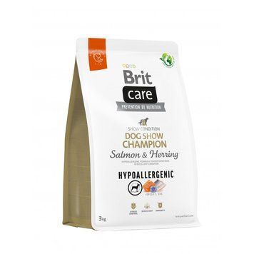 Корм сухий Brit Care Dog Hypoallergenic Dog Show Champion для виставкових собак з лососем і оселедцем 3 кг 172227 фото