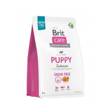 Корм сухий Brit Care Dog Grain-free Puppy для цуценят беззерновий з лососем 3 кг 172194 фото