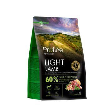 Корм сухий Profine Light Lamb and Potatoes д/собак з надмірною вагою ягня і картопля 3 кг 173082***** фото