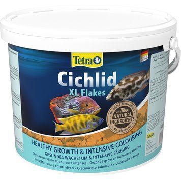 Корм Tetra Cichlid XL Flakes для рибок великих цихлід пластівці 10 л/ 1,9 кг 201415 фото